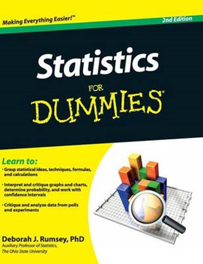 Statistics for Dummies, RUMSEY,  Deborah J. - Gebonden - 9781119176015