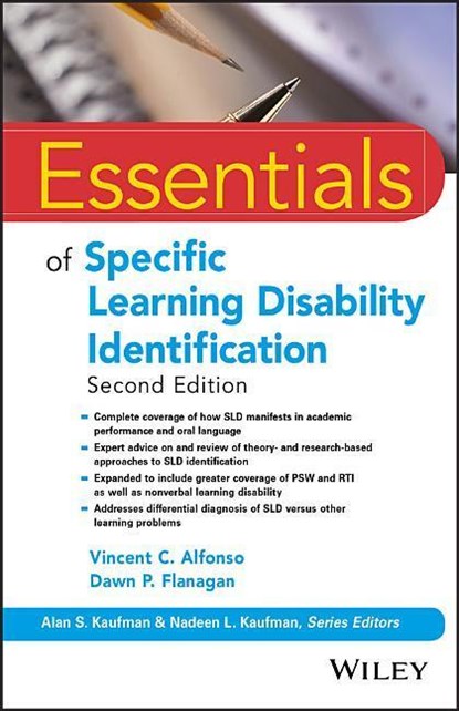 Essentials of Specific Learning Disability Identification, VINCENT C. (FORDHAM UNIVERSITY,  New York, New York) Alfonso ; Dawn P. (St. John's University, Jamaica, New York) Flanagan - Paperback - 9781119313847