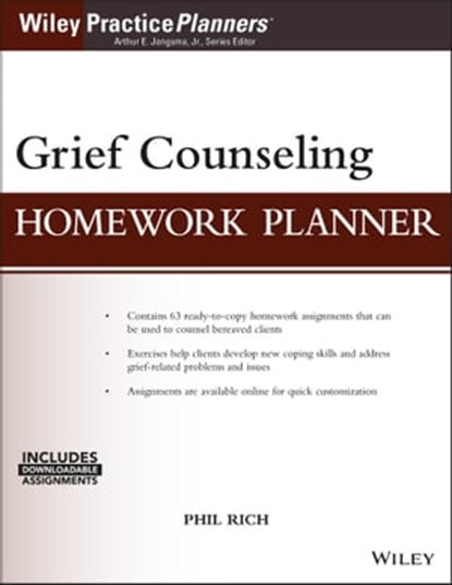 Grief Counseling Homework Planner, Phil Rich ; David J. Berghuis - Ebook - 9781119385066