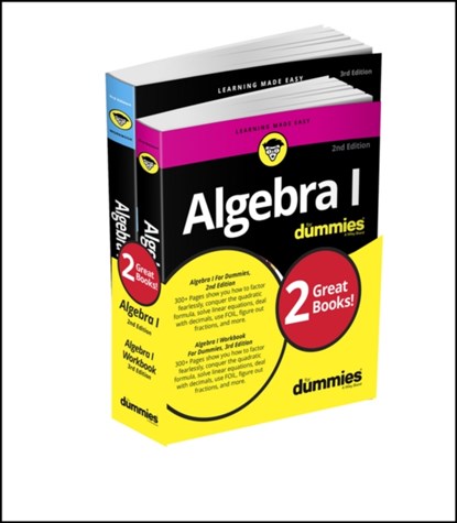 Algebra I For Dummies Book + Workbook Bundle, Mary Jane (Bradley University Sterling - Paperback - 9781119387084
