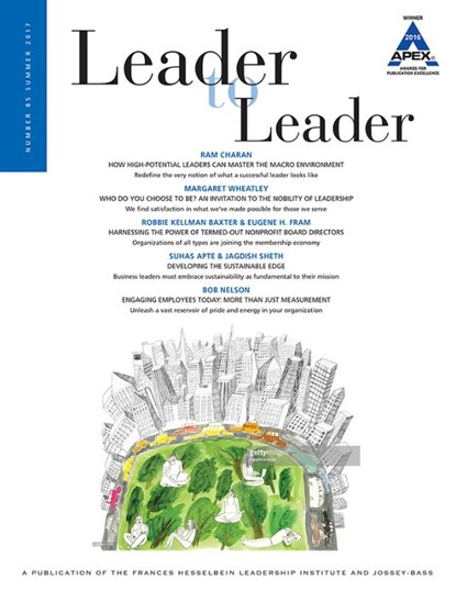 Leader to Leader (LTL), Volume 85, Summer 2017, LTL - Paperback - 9781119441762