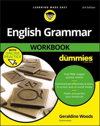 English Grammar Workbook For Dummies with Online Practice, Geraldine (New York Woods - Paperback - 9781119455394