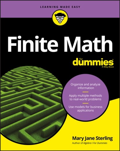 Finite Math For Dummies, Mary Jane (Bradley University Sterling - Paperback - 9781119476368