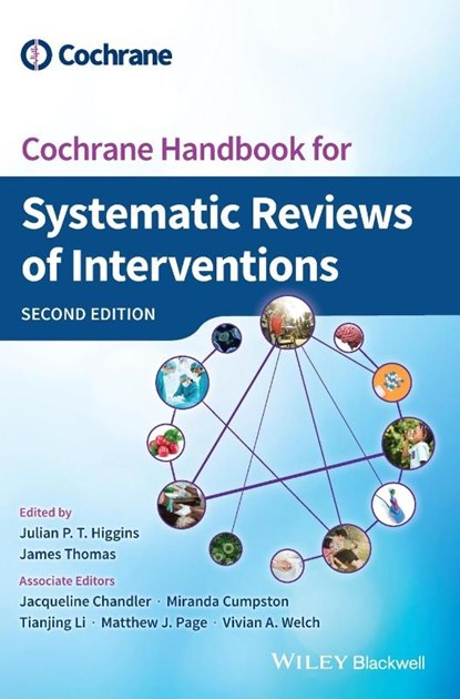 Cochrane Handbook for Systematic Reviews of Interventions, Julian P. T. (Bristol Medical School Higgins ; James (EPPI-Centre Thomas - Gebonden - 9781119536628
