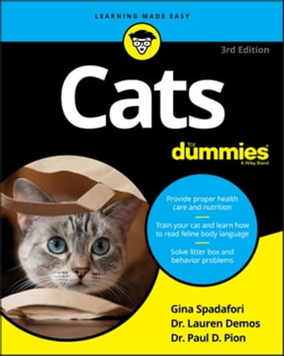 Cats For Dummies, Gina Spadafori ; Lauren Demos ; Paul D. Pion - Ebook - 9781119646280