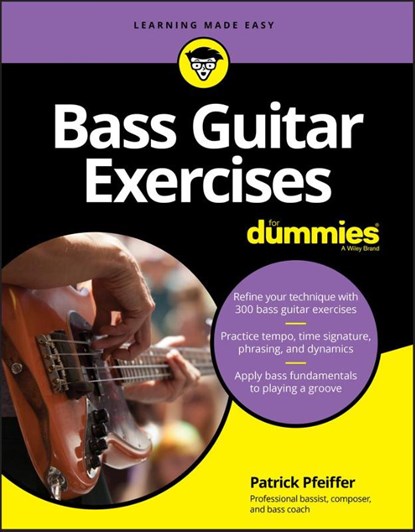 Bass Guitar Exercises For Dummies, Patrick Pfeiffer - Paperback - 9781119700111