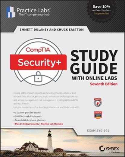 CompTIA Security+ Study Guide with Online Labs, DULANEY,  Emmett ; Easttom, Chuck ; Stewart, James Michael ; Christy, S. Russell - Paperback - 9781119784265