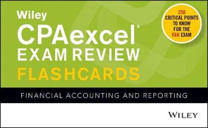 Wiley's CPA Jan 2022 Flashcards: Financial Accounting and Reporting, Wiley - Paperback - 9781119848561