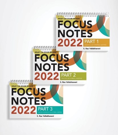 Wiley CIA 2022 Focus Notes - Complete Set, Wiley - Paperback - 9781119848837