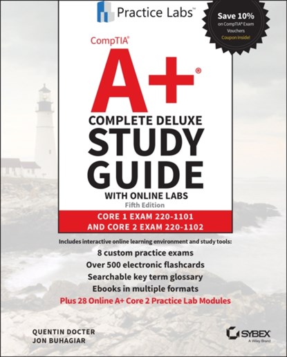 CompTIA A+ Complete Deluxe Study Guide with Online Labs, Quentin Docter ; Jon Buhagiar - Gebonden - 9781119863212