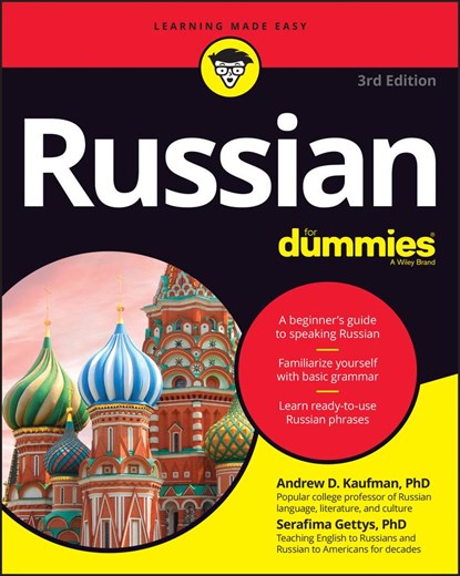 Russian For Dummies, ANDREW D. (UNIVERSITY OF GEORGIA) KAUFMAN ; SERAFIMA (LEWIS UNIVERSITY,  Romeoville, IL) Gettys - Paperback - 9781119868606