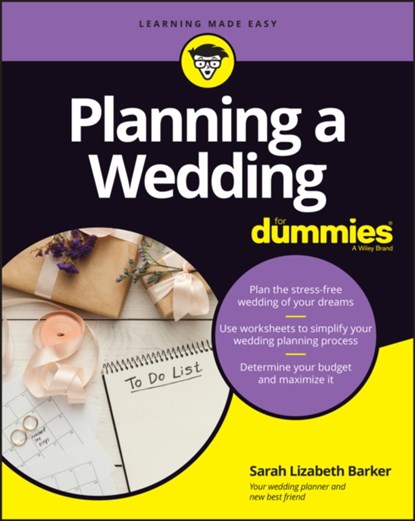 Planning A Wedding For Dummies, Sarah Lizabeth Barker - Paperback - 9781119883203