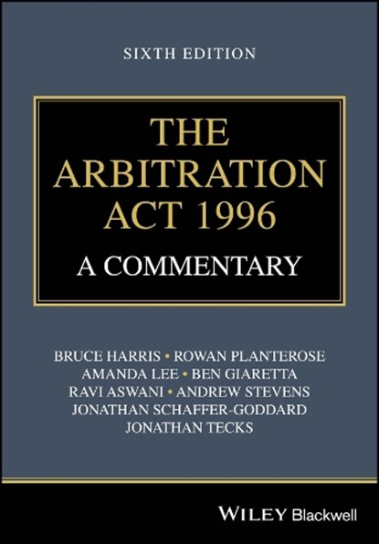 The Arbitration Act 1996, Bruce Harris - Paperback - 9781119898719