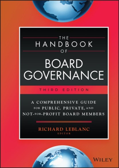 The Handbook of Board Governance, Richard (York University; Harvard University) Leblanc - Gebonden - 9781119909279