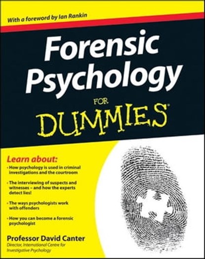 Forensic Psychology For Dummies, David V. Canter - Ebook - 9781119977377