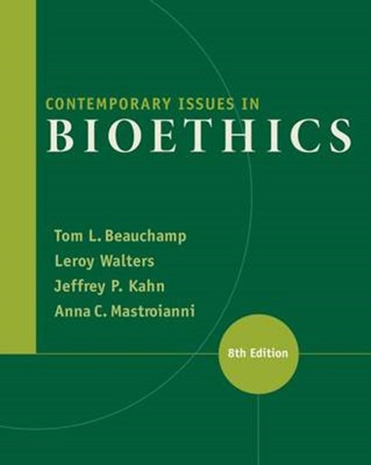 Contemporary Issues in Bioethics, BEAUCHAMP,  Tom L. - Paperback - 9781133315544