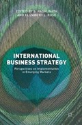 International Business Strategy | Raghunath, S. ; Rose, Elizabeth L. | 