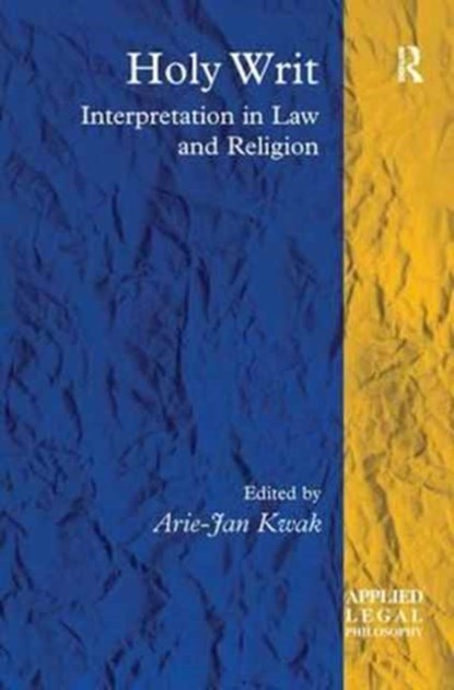 Holy Writ, Arie-Jan Kwak - Paperback - 9781138278585