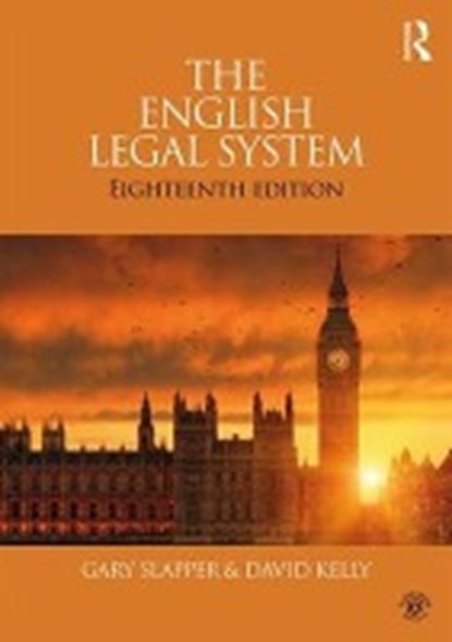 The English Legal System, Gary Slapper ; David Kelly - Paperback - 9781138284470