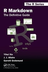 R Markdown - Yihui (RStudio Xie ; J.J. Allaire ; Garrett Grolemund - 9781138359338