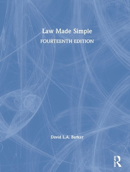 Law Made Simple, David L.A. Barker - Gebonden - 9781138488892