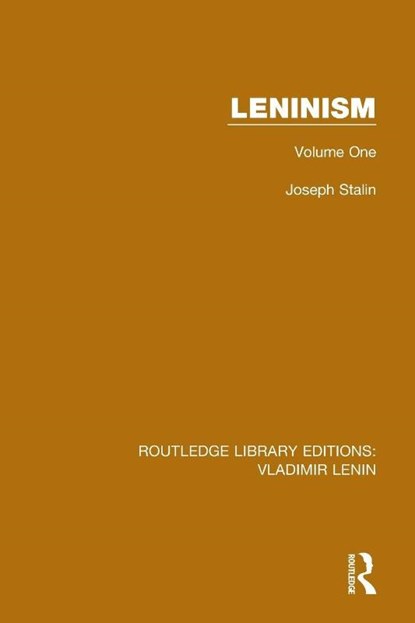 Leninism, Joseph Stalin - Paperback - 9781138700468