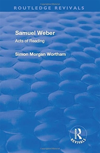 Samuel Weber, Simon Morgan Wortham - Gebonden - 9781138709195