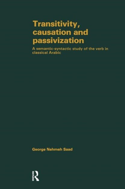 Transivity Causatn & Passivizatn, Saad - Paperback - 9781138986046