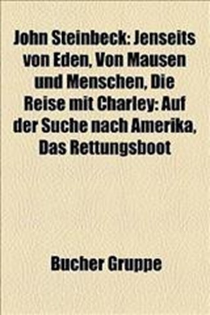 John Steinbeck, Books LLC - Paperback - 9781159077082