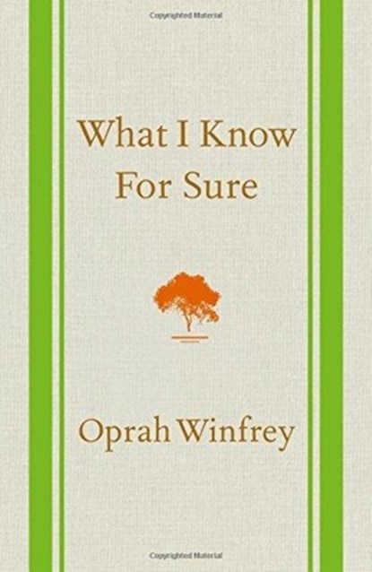 What I Know For Sure, Oprah Winfrey - Gebonden - 9781250054050