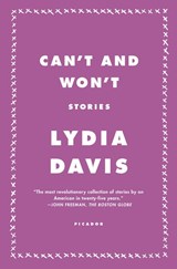 Can't and Won't - Lydia Davis - 9781250062437