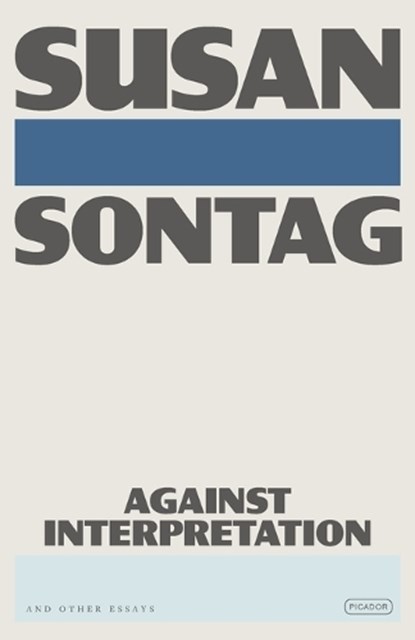 Sontag, S: Against Interpretation, Susan Sontag - Paperback - 9781250374752