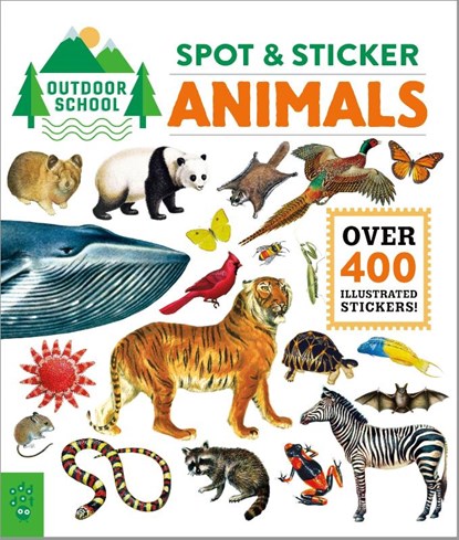 Outdoor School: Spot & Sticker Animals, DOT,  Odd - Paperback - 9781250754660