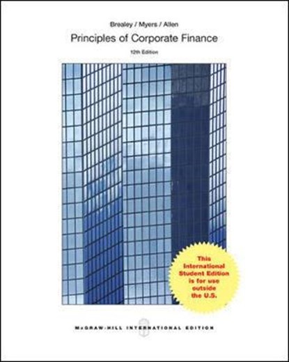 Brealey, R: ISE Principles of Corporate Finance, BREALEY,  Richard ; Myers, Stewart ; Allen, Franklin - Paperback - 9781259253331