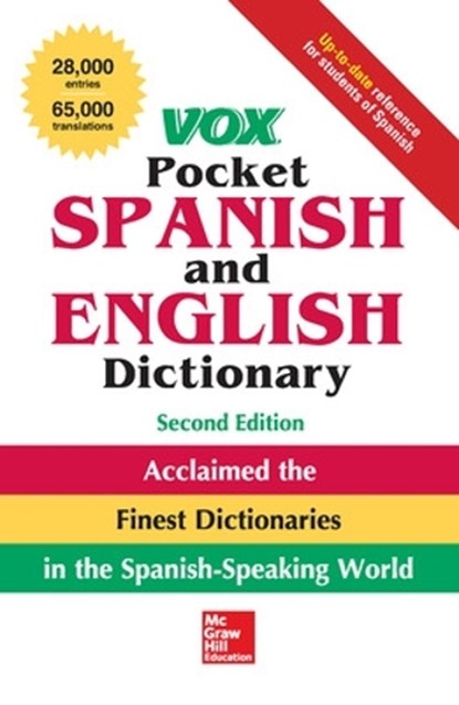 Vox Pocket Spanish and English Dictionary, Vox - Gebonden - 9781259859526