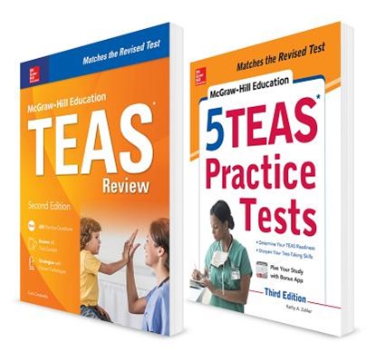 McGraw-Hill Education TEAS 2-Book Value Pack, Second Edition, Kathy A. Zahler ; Cara Cantarella - Paperback - 9781260010091