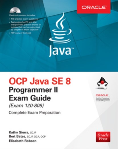 OCP Java SE 8 Programmer II Exam Guide (Exam 1Z0-809), Kathy Sierra ; Bert Bates ; Elisabeth Robson - Gebonden - 9781260117387