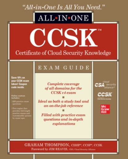 CCSK Certificate of Cloud Security Knowledge All-in-One Exam Guide, Graham Thompson - Paperback - 9781260460087