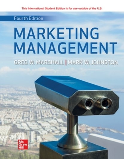 Marketing Management ISE, Greg Marshall ; Mark Johnston - Paperback - 9781260598230