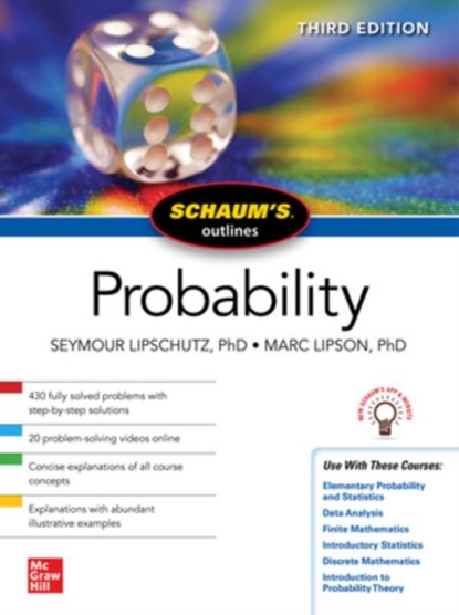 Schaum's Outline of Probability, Third Edition, Seymour Lipschutz ; Marc Lipson - Paperback - 9781264258840