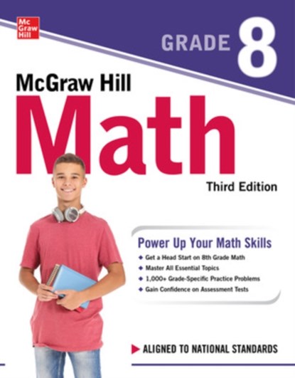 McGraw Hill Math Grade 8, Third Edition, McGraw Hill - Paperback - 9781264285716