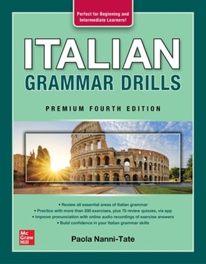 Italian Grammar Drills, Premium Fourth Edition, Paola Nanni-Tate - Paperback - 9781264286379
