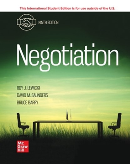 Negotiation ISE, Roy Lewicki ; David Saunders ; Bruce Barry - Paperback - 9781266283154