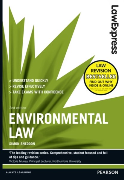 Law Express: Environmental Law, Simon Sneddon - Paperback - 9781292012919