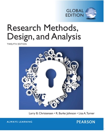 Research Methods, Design, and Analysis, Global Edition, Larry Christensen ; R. Burke Johnson ; Lisa Turner - Paperback - 9781292057743