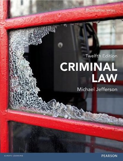 Criminal Law, Michael Jefferson - Paperback - 9781292062907
