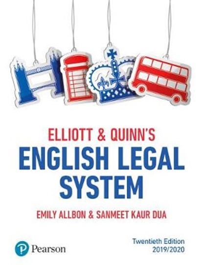 Elliott & Quinn's English Legal System, ALLBON,  Emily ; Kaur Dua, Sanmeet - Paperback - 9781292251059