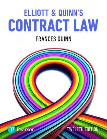 Elliott & Quinn's Contract Law, Catherine Elliott ; Frances Quinn - Paperback - 9781292251400