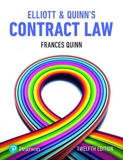 Elliott & Quinn's Contract Law, Catherine Elliott ; Frances Quinn - Paperback - 9781292251400
