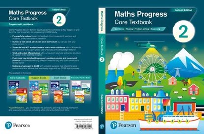 Maths Progress Second Edition Core Textbook 2, Katherine Pate ; Naomi Norman - Paperback - 9781292280042